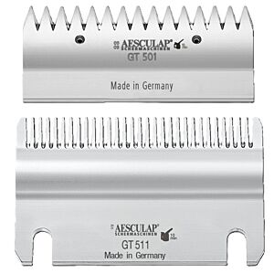 Aesculap Econom messenset (GT501/GT511) rundvee/paard kort 1 mm 31-15 tanden GT518