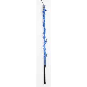 Longeerzweep 2-delig royal blauw 180 cm