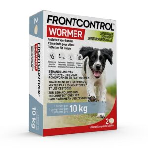 Frontcontrol ontwormer hond 2 tabletten