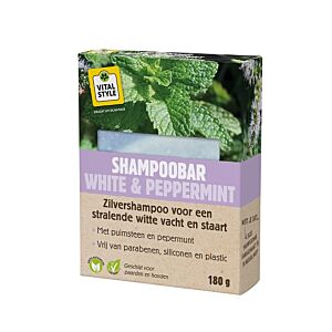 Vitalstyle Shampoobar White & Peppermint 180 gr