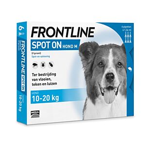 Frontline spot on hond M 10-20 kg 6 pipet