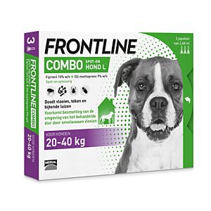 Frontline Combo spot on hond L 20-40 kg 3 pipet