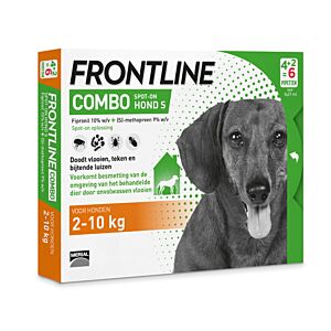 Frontline Combo spot on hond S 2-10 kg 4+2 pipet