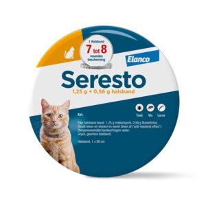 Seresto vlooien en tekenband kat