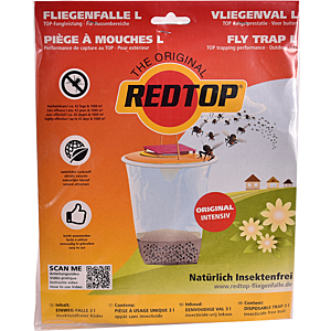 Amos Red Top Vliegenval Wegwerp