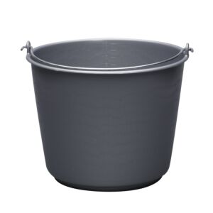 Emmer 12 liter grijs