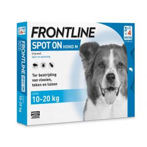 Frontline spot on hond M 10-20 kg 4 pipet