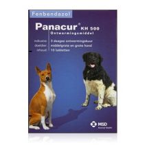 Panacur hond/kat 500 mg