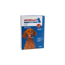 Milbemax kauwtablet hond groot 4 tab