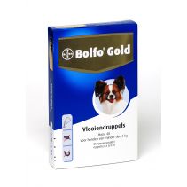Bolfo GOLD hond  40 tot 4 kg 4 pipet