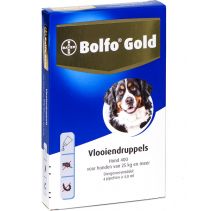 Bolfo GOLD hond 400, > 25 kg 4 pipet