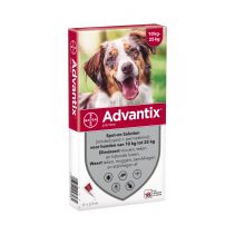 Advantix 250 Spot on hond 10-25 kg 6 pipet