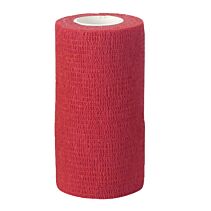 Bandage zelfklevend rood 10 cm x 4 m