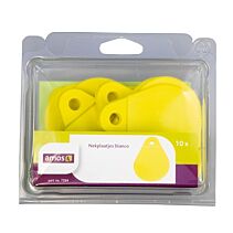 Nekplaatjes Flexi 10x blanco geel