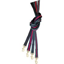 Longeerlijn Soft blauw/zwart 8 meter