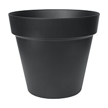 Bloempot zwart 30 cm