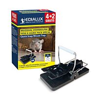 Edialux Quick snap Mousetrap Promopack 4+2