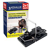Edialux Quick snap Rattrap Promopack 2+1
