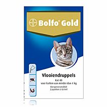 Bolfo GOLD kat 40, < 4 kg 2 pipet