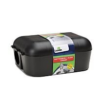 Luxan Rattenbox + klem zwart