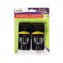 Luxan Muizenval kunststof 2 stuks