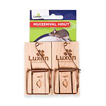 Luxan Muizenval Hout 2 stuks