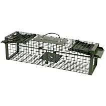 Vangkooi rat met 2 ingangen 60 x 17 x 16,5 cm