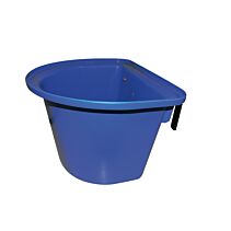 Voerbak met ophangbeugel blauw