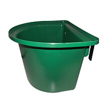 Voerbak met ophangbeugel groen