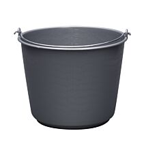 Emmer 12 liter grijs